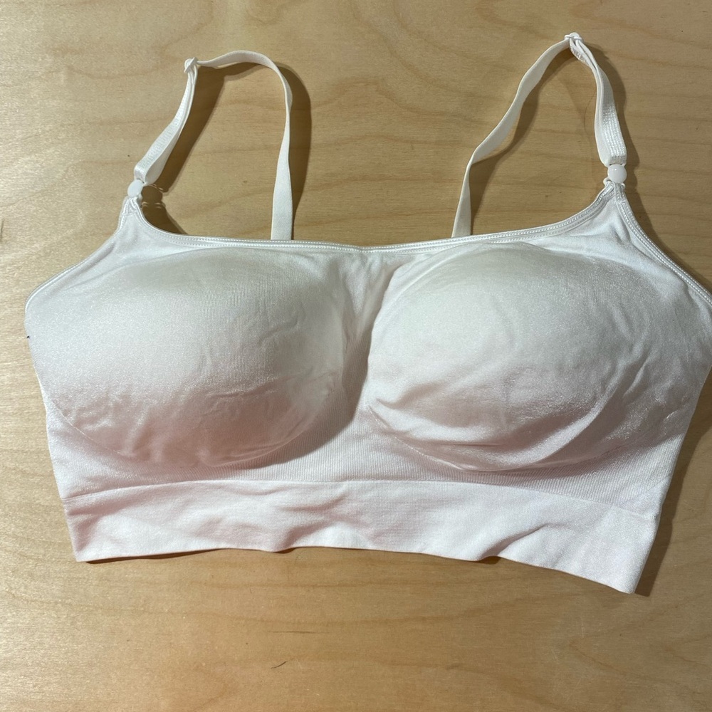 Warner's White Seamless Bra 2X (PQ)